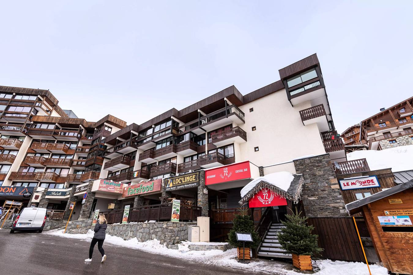 Ganzes Studio, Val Thorens Lage: Studio für 4 Personen mit sonnigem Balkon, jung und lebhaft in Val Thorens, Les Trois Vallées