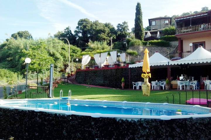 Ganze Wohnung, La Cupoletta Gilda- vacation house - lake view Trevignano near Rome in Trevignano Romano, Braccianosee