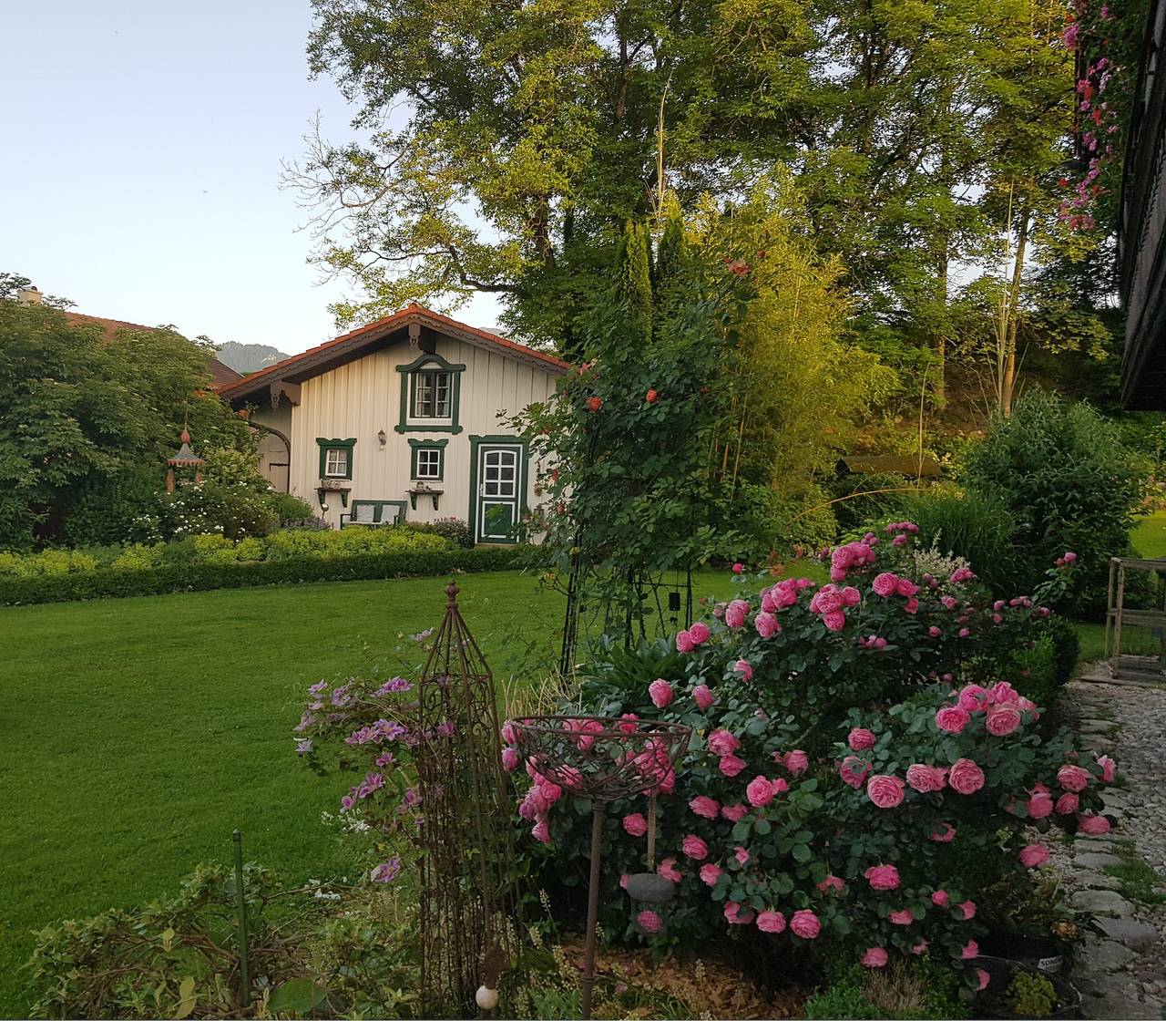 Ganze Ferienwohnung, Ferienhaus Steinmeier - Ferienhaus Steinmeier, 56qm, Kamin in Übersee, Chiemsee