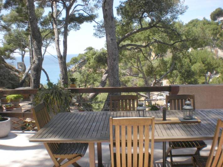 Ferienhaus für 10 Personen, mit Balkon und Terrasse sowie Garten und Ausblick