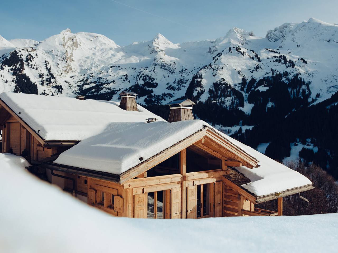 4★ Chalet, 12 Pers, Spa, Panoramablick, nahe Shuttle in La Clusaz, Annecy und Umgebung