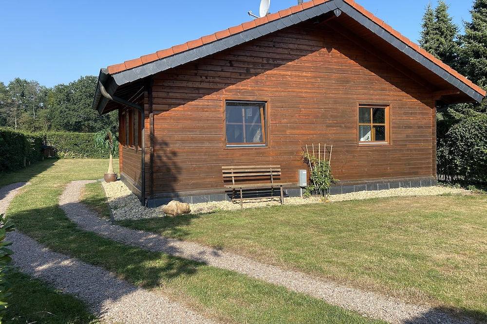 Holzhaus am Meinweg mit großen Garten in Wassenberg, Niederrhein