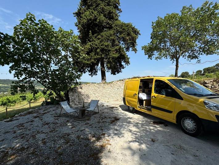 Tente pour 2 personnes, avec vue et jardin