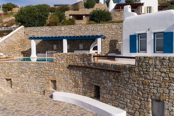 Villa mit pool für 6 Personen, mit Meerblick und Balkon sowie Terrasse und Garten auf Mykonos - 2