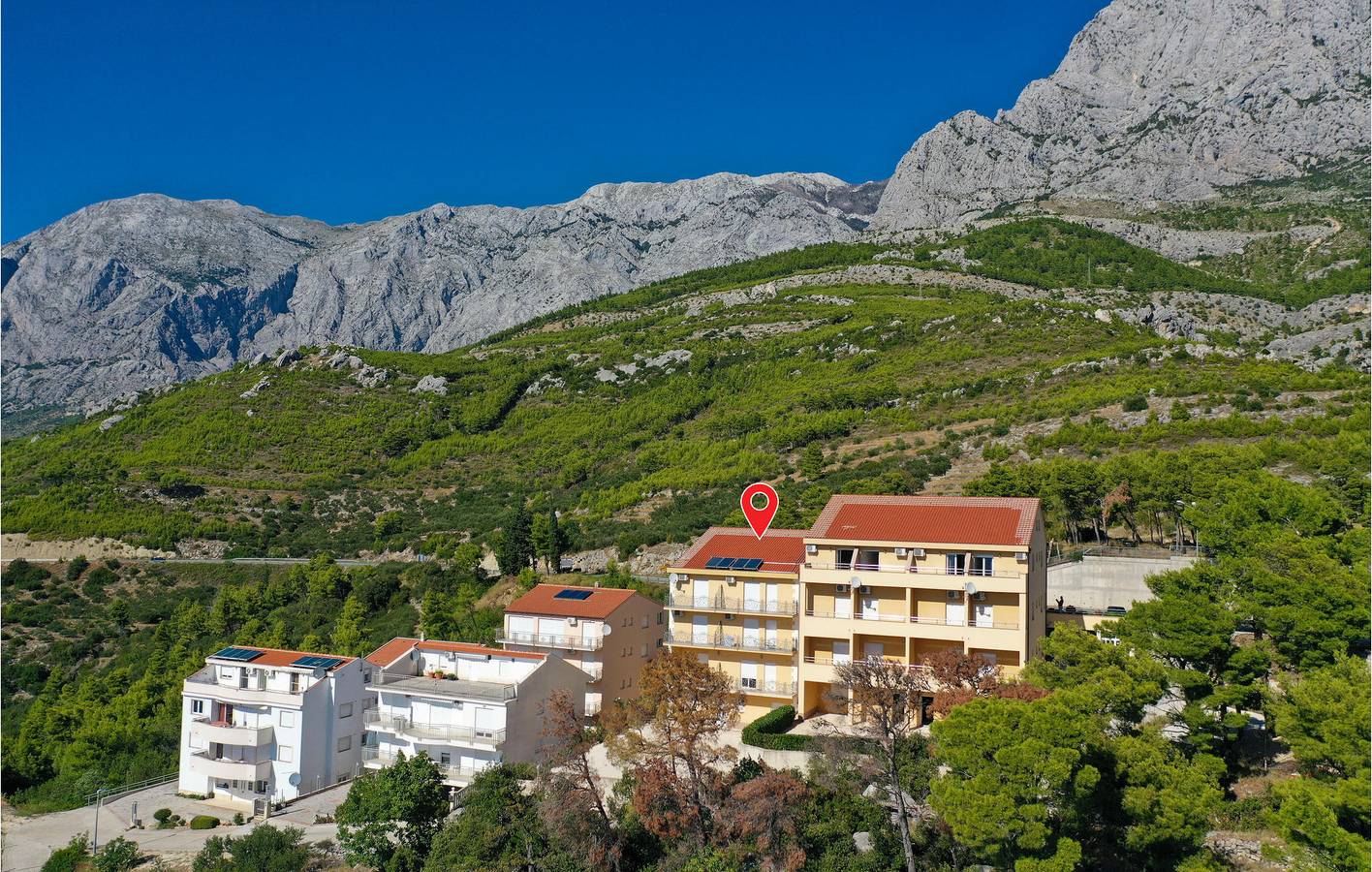 Cały apartament wypoczynkowy, Apartament wakacyjny dla 3 osób z taras in Krvavica, Riwiera Makarska