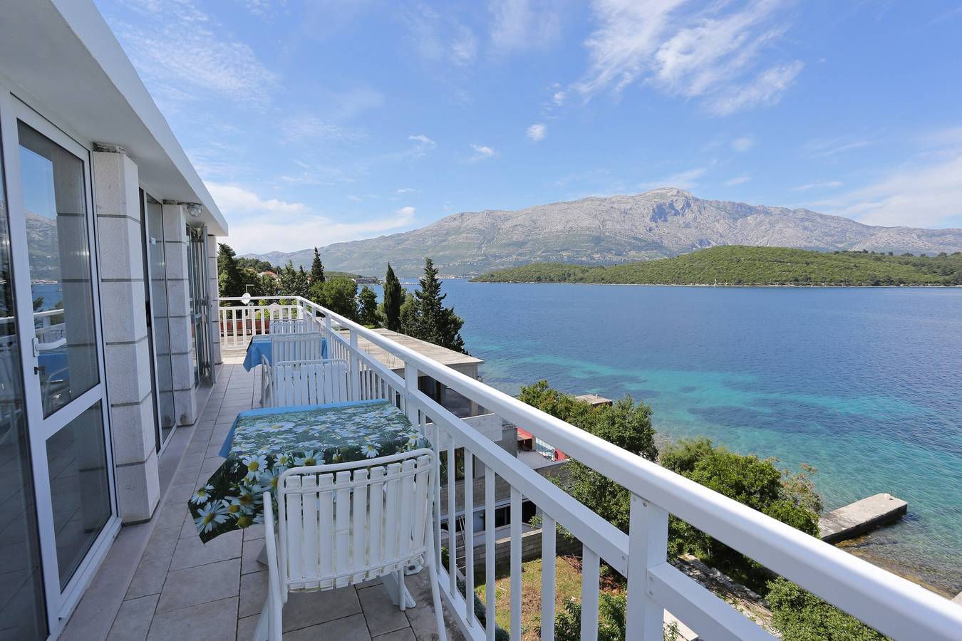 Ganze Wohnung, 2-Zimmer-Ferienwohnung am Strand Korcula A-4407-b in Lumbarda, Korcula