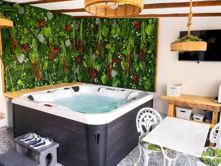 Chambre d’hôte pour 2 personnes, avec jardin et jacuzzi