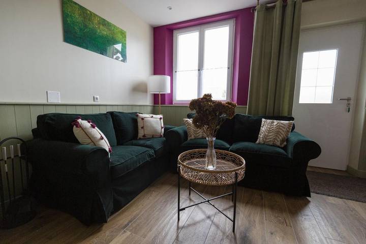 Location de vacances pour 4 personnes, avec jardin et sauna à Cahon