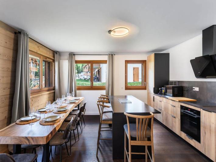 Gîte pour 7 personnes, avec balcon, adapté aux familles à Megève - 3