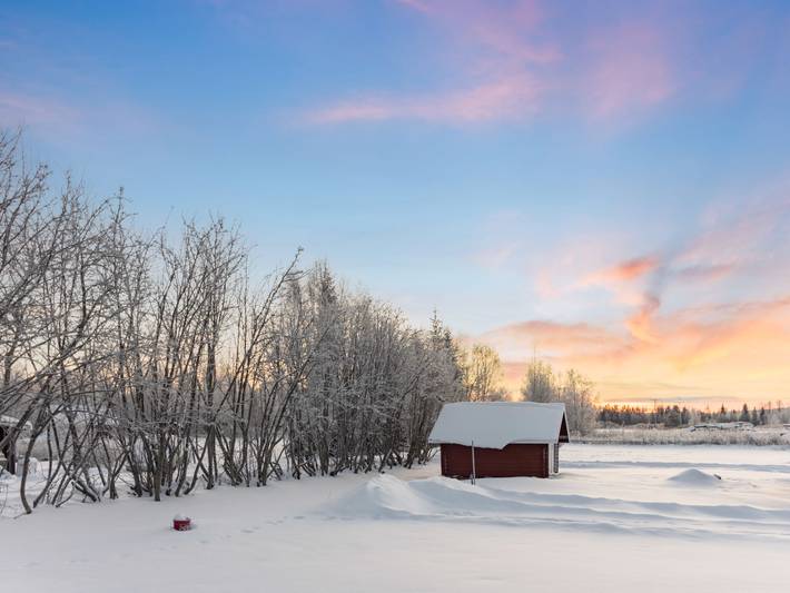 Ounasmosku in Tepasto, Lappland
