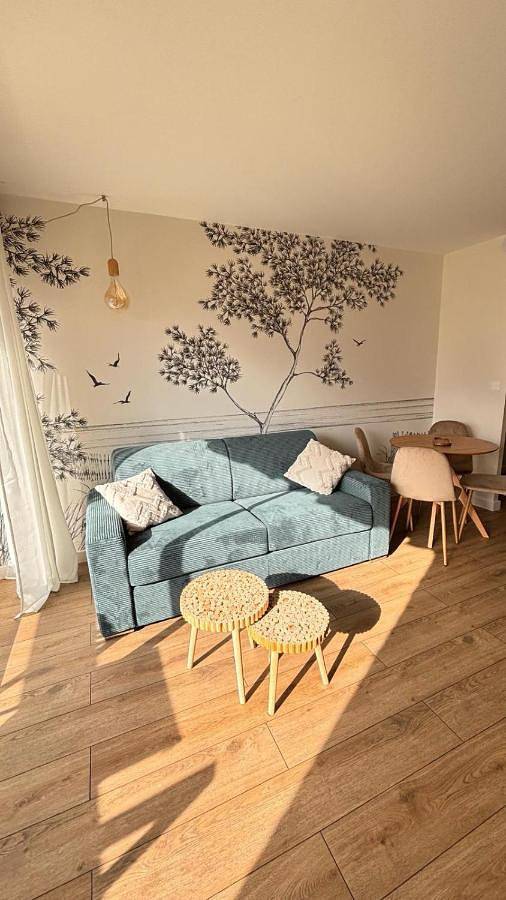Appartement de vacances pour 3 personnes, avec vue ainsi que piscine et balcon