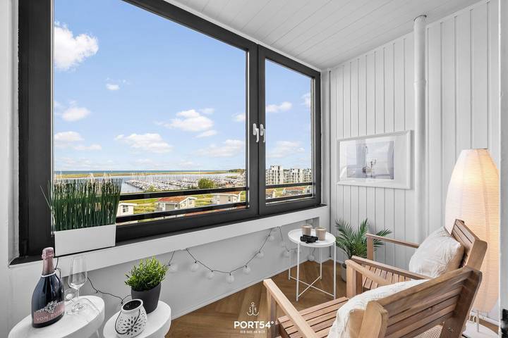 Ferienwohnung für 4 Personen, mit Balkon und Balkon/Terrasse sowie Garten und Ausblick in Wendtorf - 3