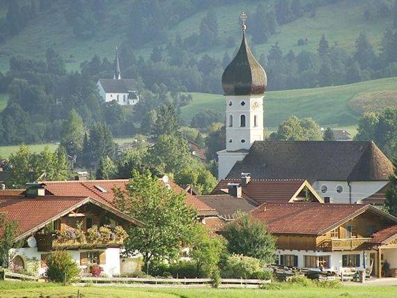 Ferienwohnung für 2 Personen, mit Ausblick in Unterammergau