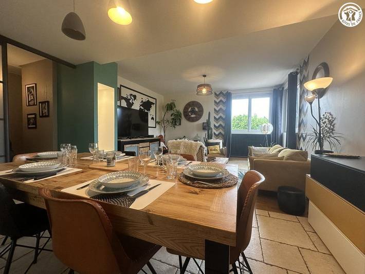 Gîte pour 6 personnes, avec jardin et terrasse, animaux acceptés - 1