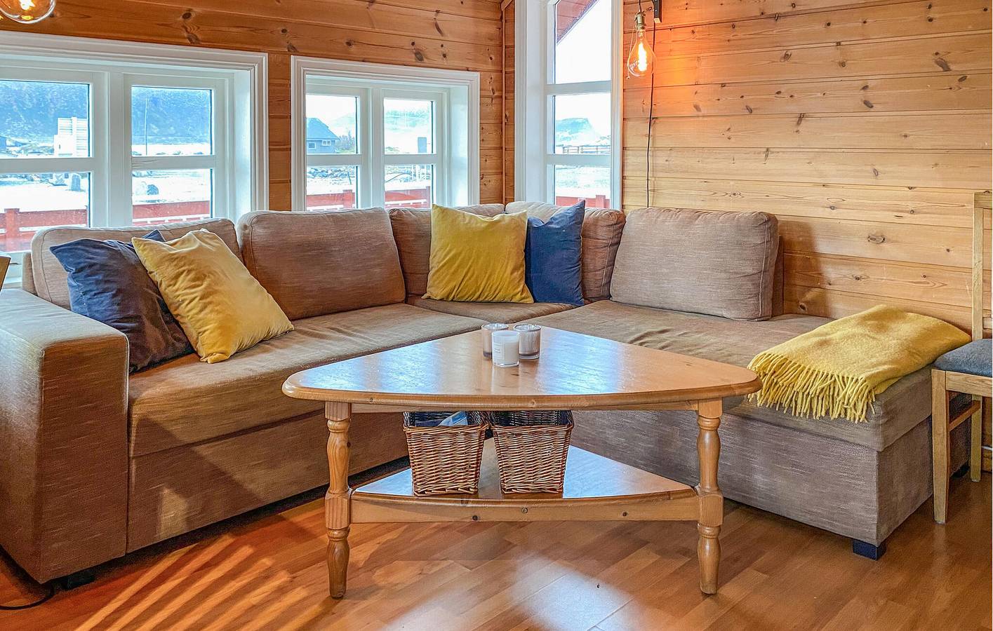 Ferienhaus für 6 Personen mit Ausblick in Herøy