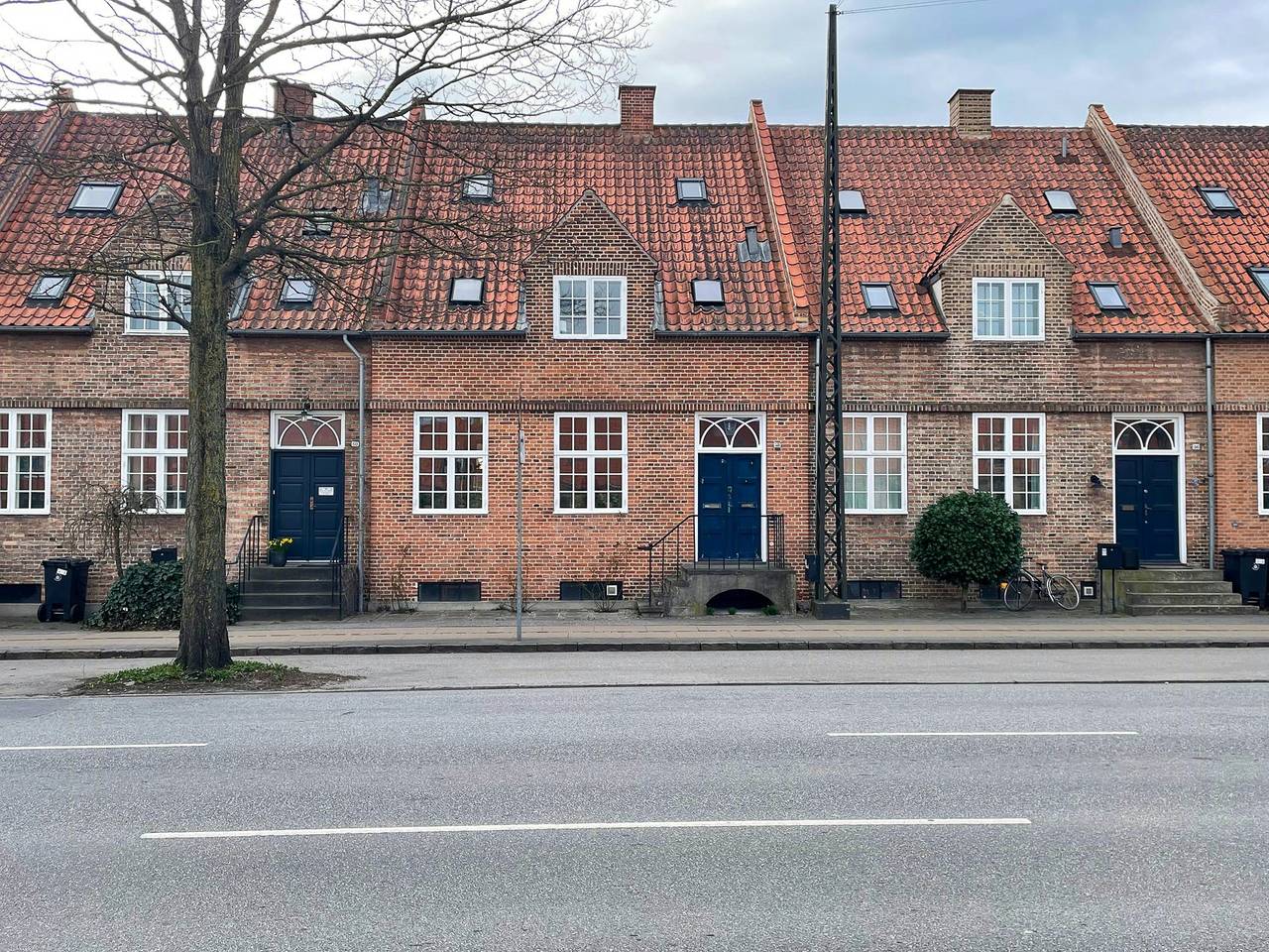 Historisches Reihenhaus in Dänemarks erster Gartenstadt in Kopenhagen, Hovedstaden