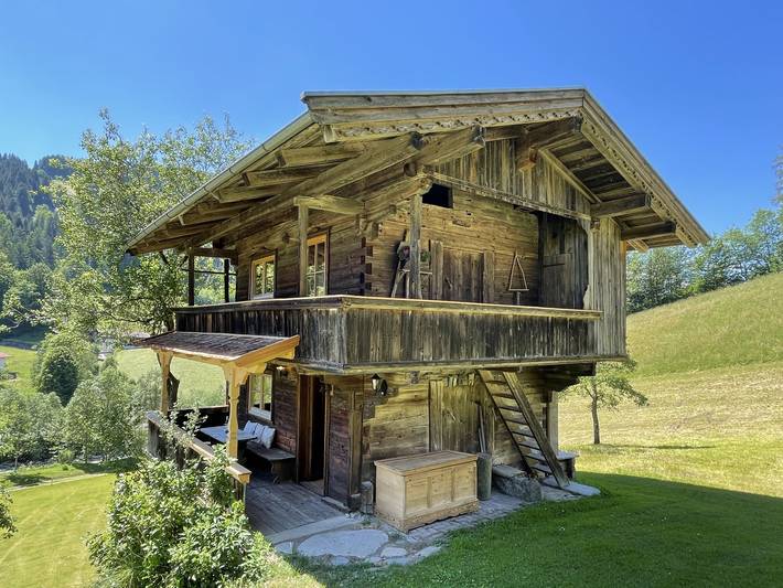 Dom dla 2 osób, z Balkon i Taras oraz Ogród i Widok w Kaisergebirge