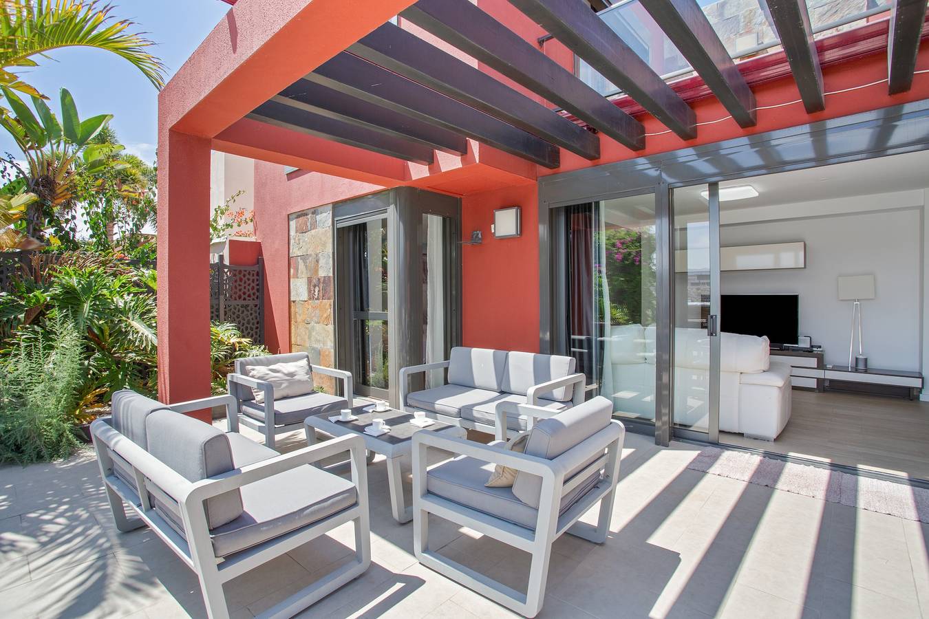 Villa per vacanze 'Alexandria's Retreat' con vista mare, Wi-Fi e aria condizionata in Salobre, San Bartolomé de Tirajana