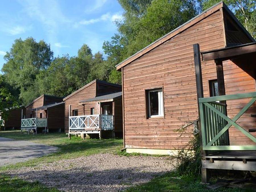 Camping Au Bois de Calais - Chalet 7 personnes - Chalet Champignon : 3 chambres, Tv, 6/7 pers in Région de Tulle