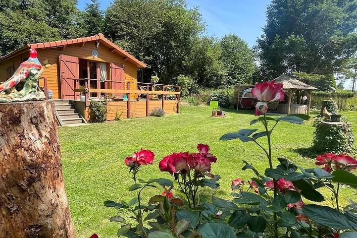 Chalet pour 4 personnes, avec Balcon et Jardin dans Dennebrœucq
