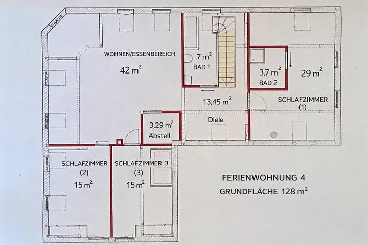 Ferienwohnung für 8 Personen, mit Haustier in Großräschen - 3