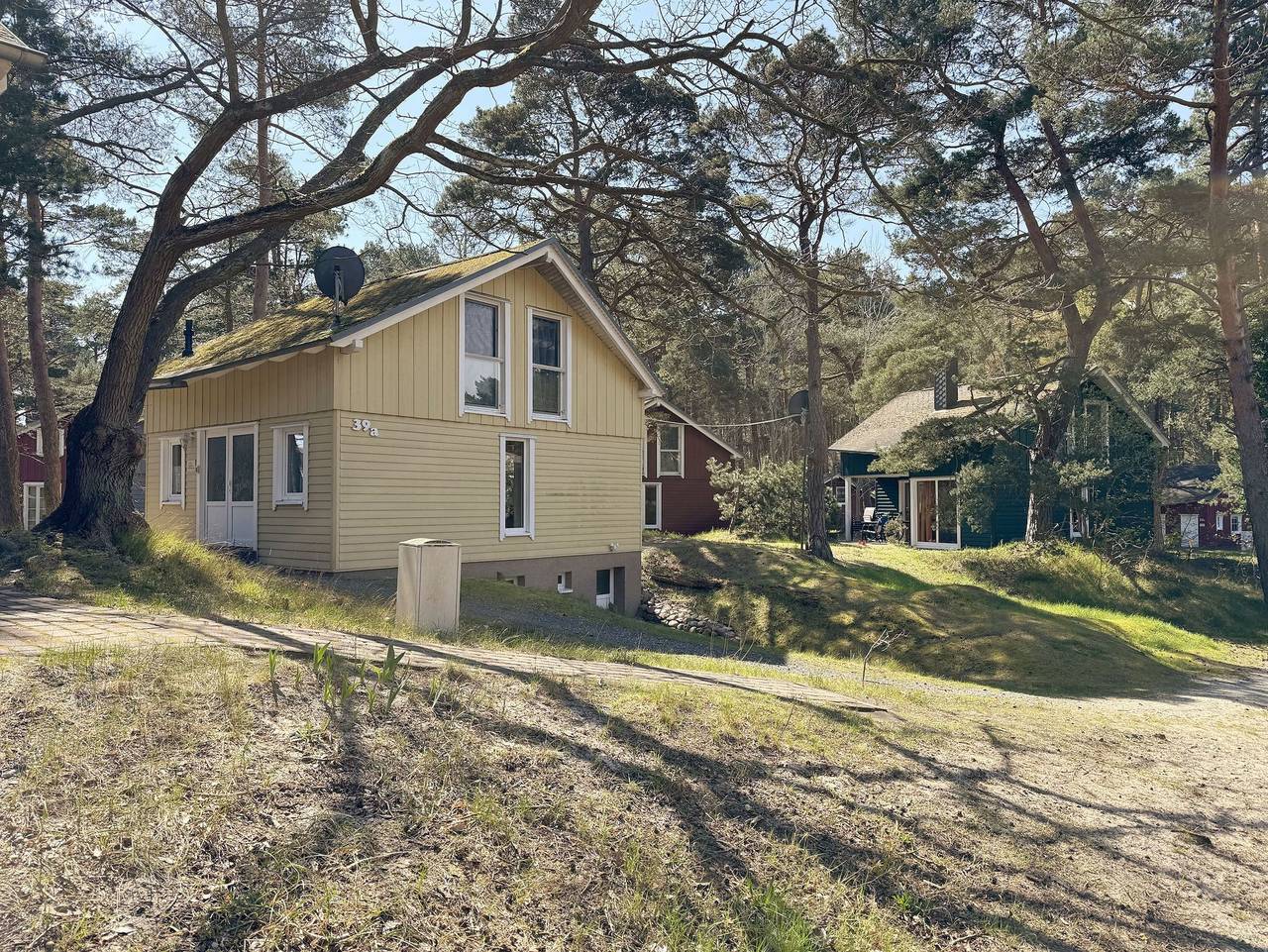 W: Strandhaus Dünenweg 39a mit Terrasse/Sauna/Kamin in Baabe, Rügen