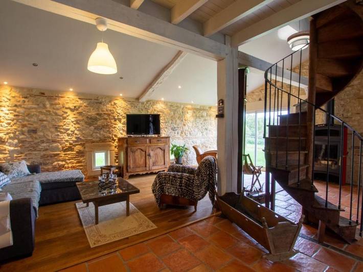 Maison de campagne pour 6 personnes, avec Jardin à Ginestet