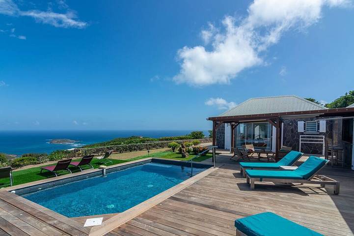 Villa pour 4 personnes, avec terrasse et jardin dans Saint-Barthélemy