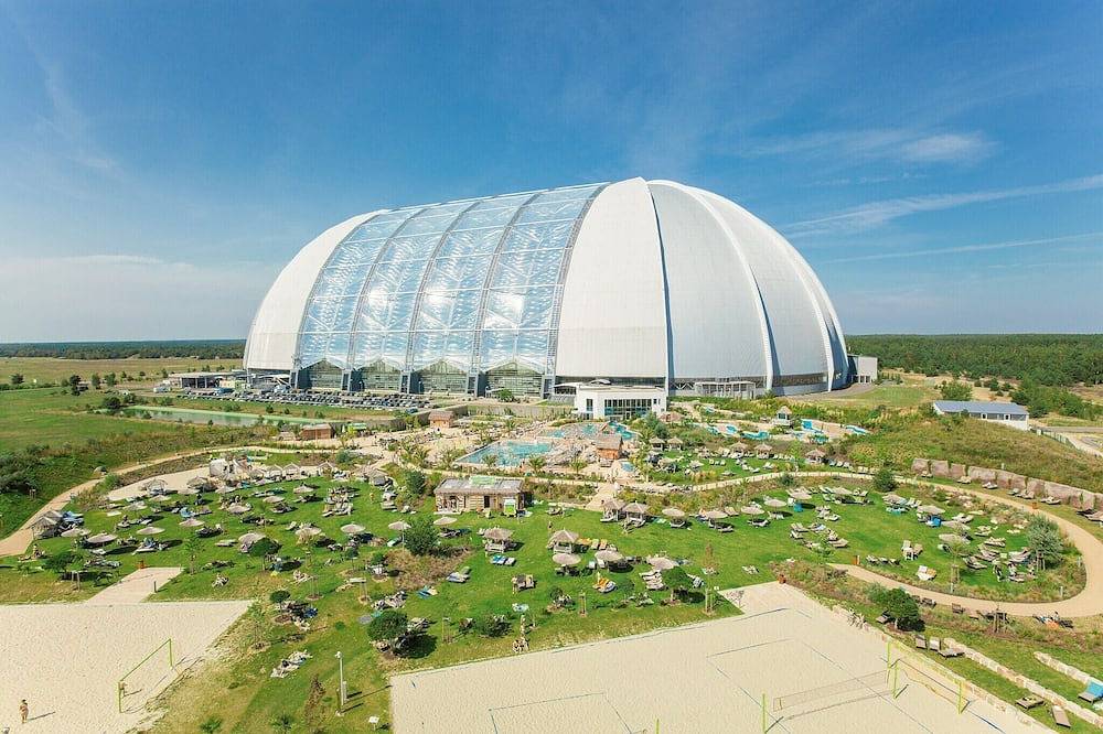 Mobile Homes im Tropical Islands Resort in Tropical Islands (Wasserburg), Halbe