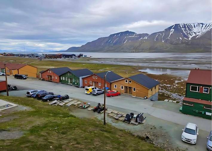 Location de vacances pour 6 personnes, avec vue et vue sur le lac dans Longyearbyen