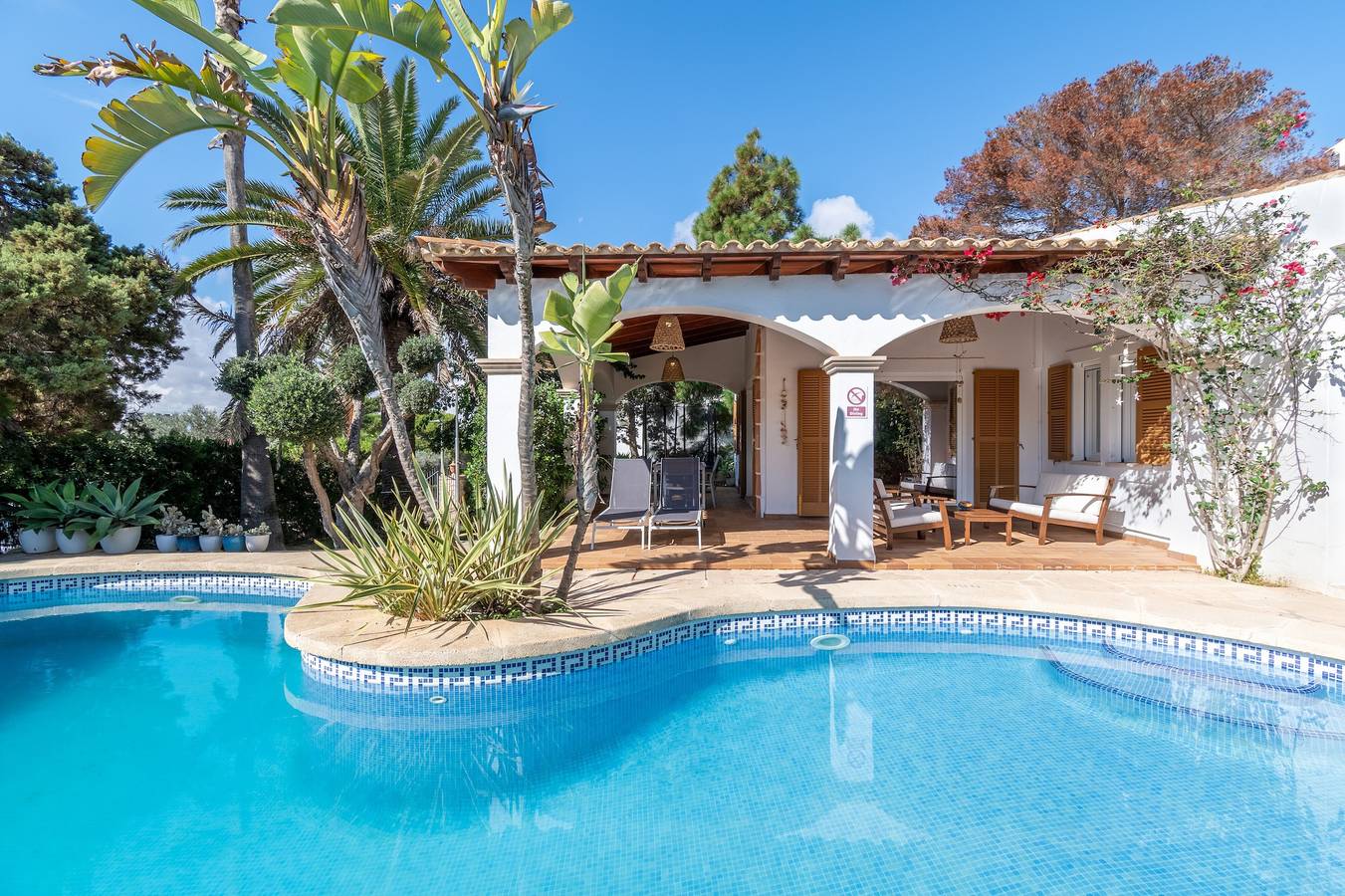 Villa 'Estrelitzia' avec piscine privée, Wi-Fi et climatisation in Cala Serena, Felanitx