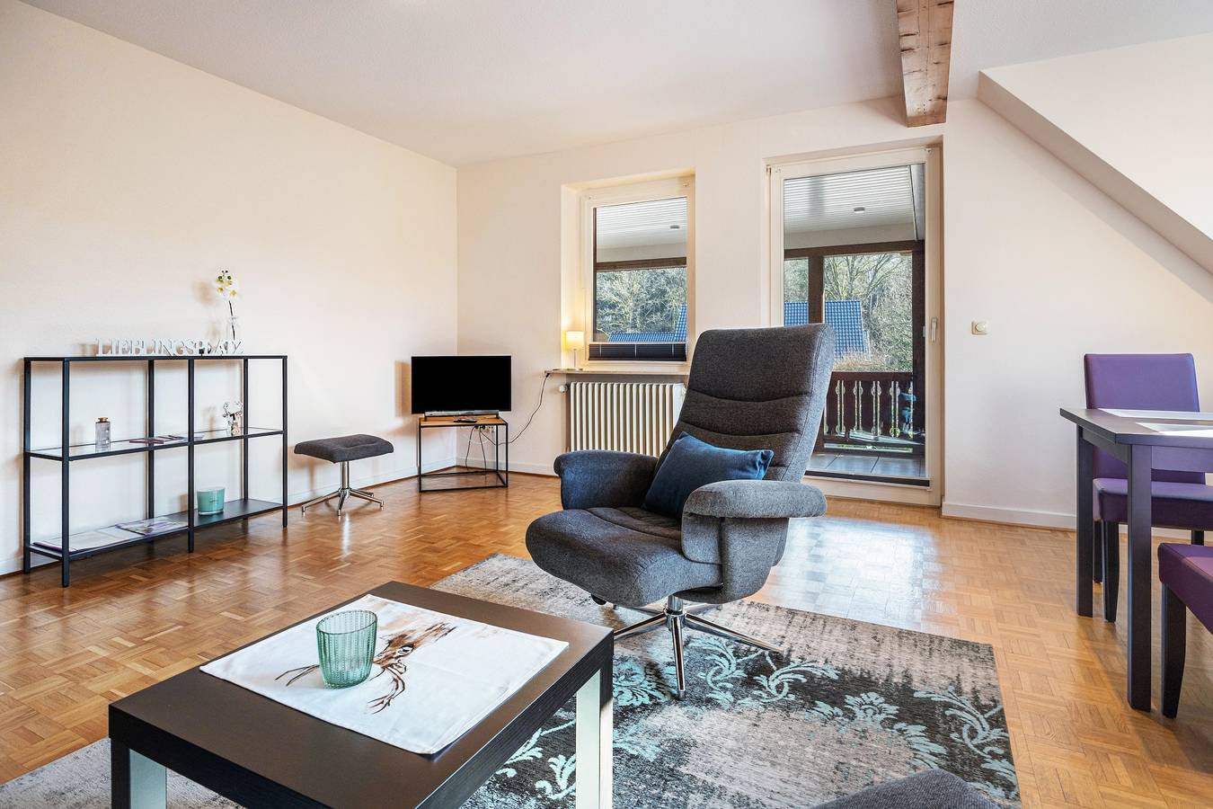 Ganze Wohnung, Ferienwohnung 'Haus Wacholder 2' mit Balkon und Wi-Fi in Undeloh, Nordheide