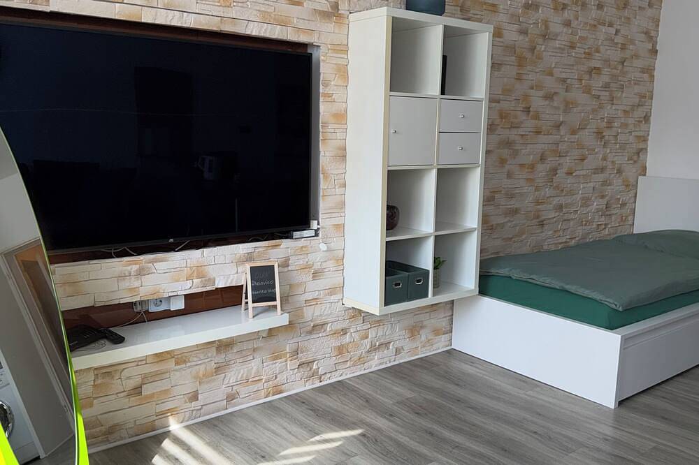 Appartement entier, Modern studio with a view of the Rhine in Homberg/Ruhrort/Baerl, Duisbourg