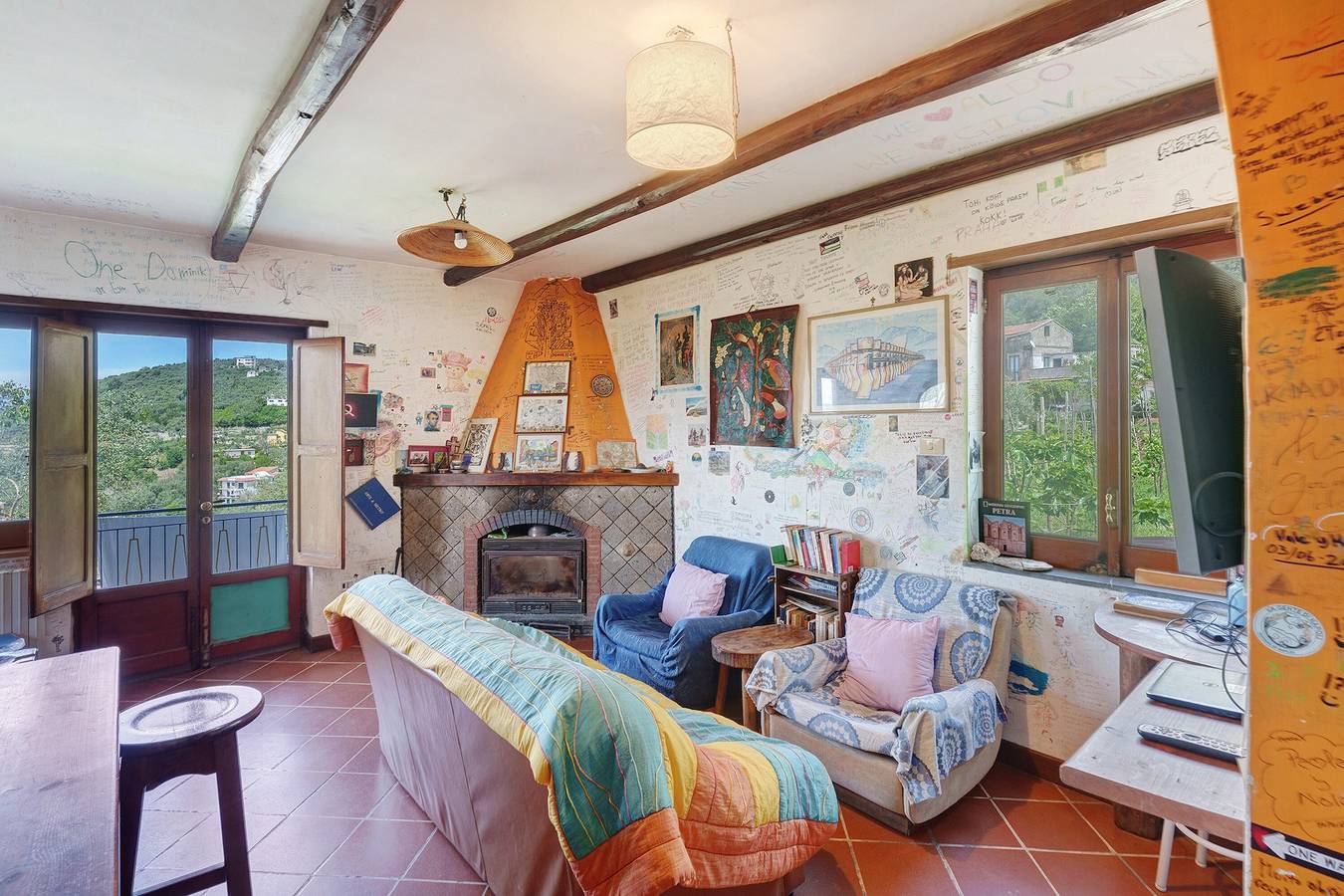 Appartement entier, Appartement entre Pompéi, Sorrente et Positano avec balcon et Wi-Fi in Vico Equense, Province de Naples