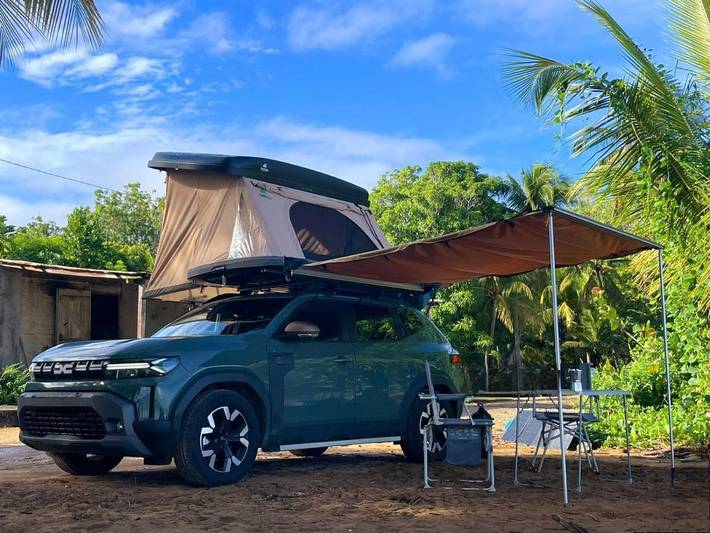 Tente pour 3 personnes, avec vue