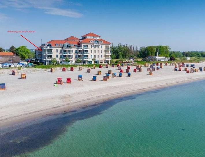 Ferienwohnung für 6 Personen, mit Balkon und Meerblick, kinderfreundlich in Burgtiefe - 2