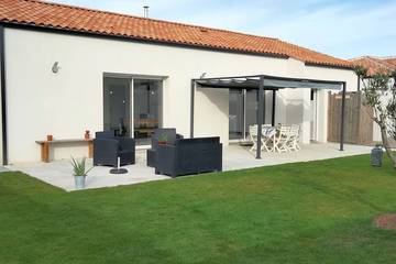 Gîte pour 6 personnes, avec terrasse dans Plage du Goulet