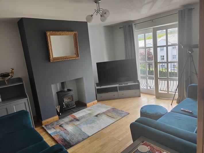 Dom dla 6 osób, z Widok na ocean i Balkon oraz Taras w Irlandia Północna