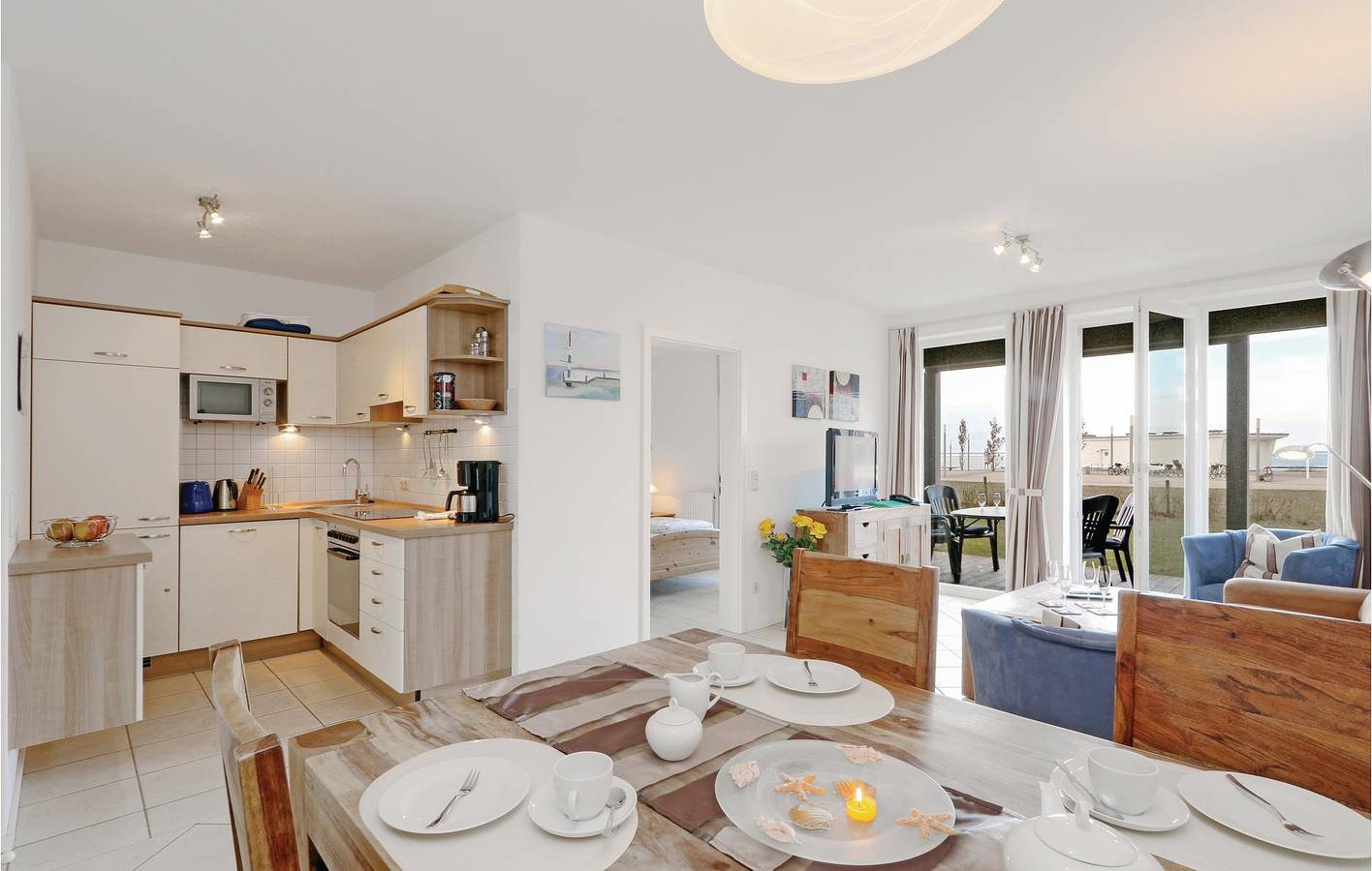 Ganze Ferienwohnung, Mili Beach Rückzugsort: Apartment mit TV, Parkplatz und Internet in Rechlin, Müritz
