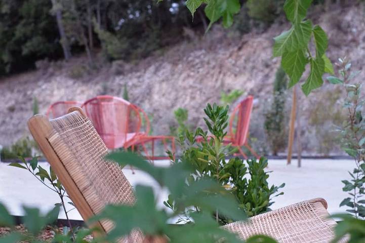 Maison de vacances pour 4 personnes, avec jardin et terrasse à Vinsobres