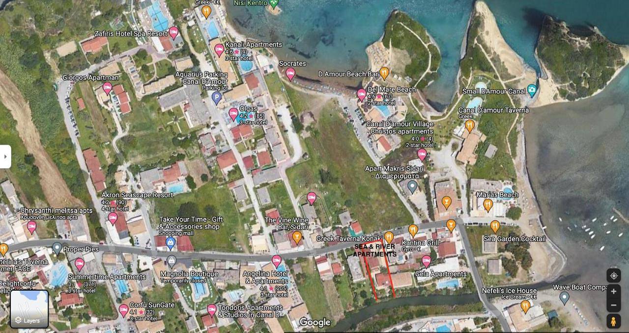 Sea & River Apartments in Sidari, Korfu