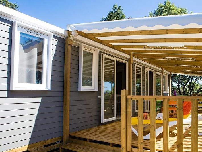 Domaine De La Bergerie - Mobilheim 6 personen - Privilège B - 3 Schlafzimmer - 6 Personen in Roquebrune-sur-Argens, Mittelmeerküste (Frankreich)