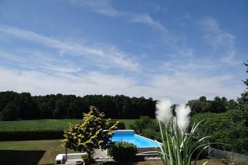 Ferienwohnung für 2 Personen, mit Pool und Garten sowie Balkon in der Mecklenburger Bucht