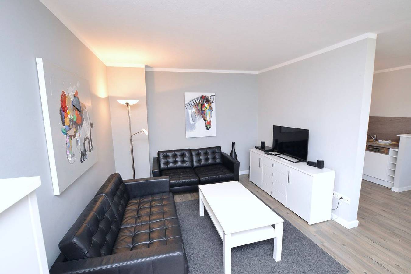 Ganze Wohnung, Modernes Apartment in Westerland mit Balkon, Wlan und Nähe zum Sandstrand in Westerland, Sylt (Gemeinde)