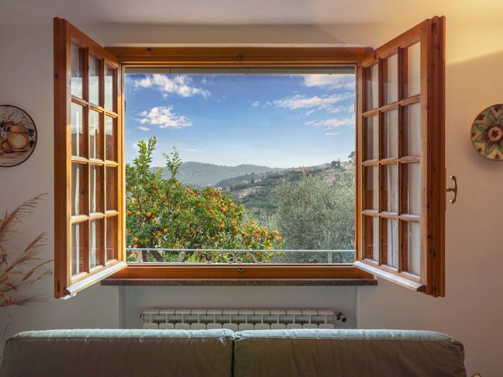 Location de vacances pour 4 personnes, avec terrasse et jardin, animaux acceptés à Diano San Pietro - 2