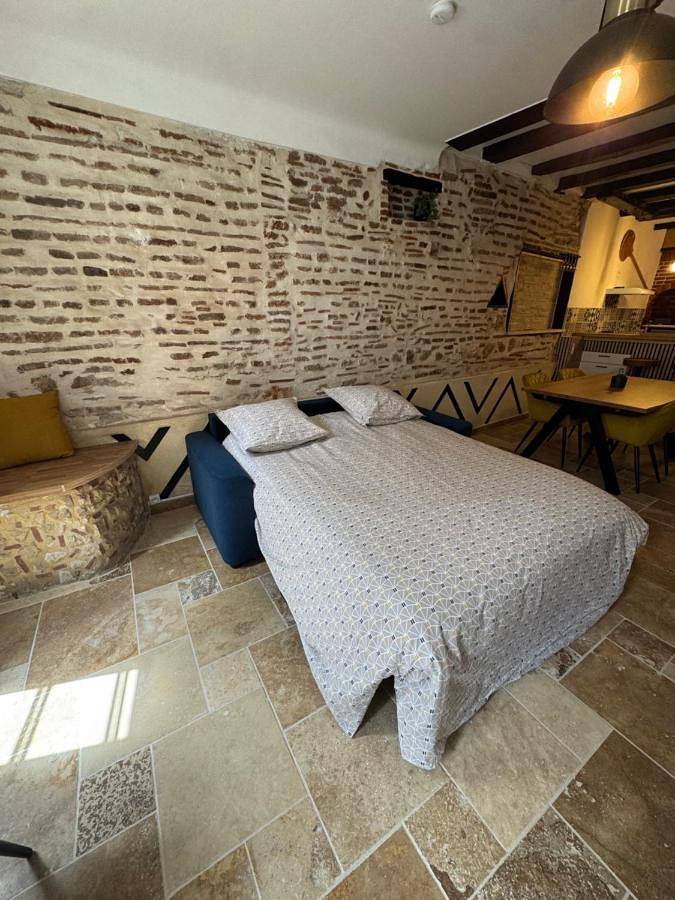 Appartement entier, Loft de caractère avec ancien four à pain in Villeneuve-sur-Lot, Quercy