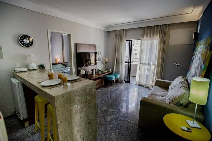 Casas e apartamentos de temporada para 4 pessoas, com sauna e piscina e ainda jardim em Fortaleza