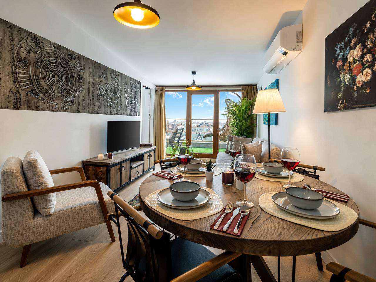 Apartamento de férias inteiro, Bliss Apartment Huge Terrace& Bosphorus View in Beyoğlu, Istambul