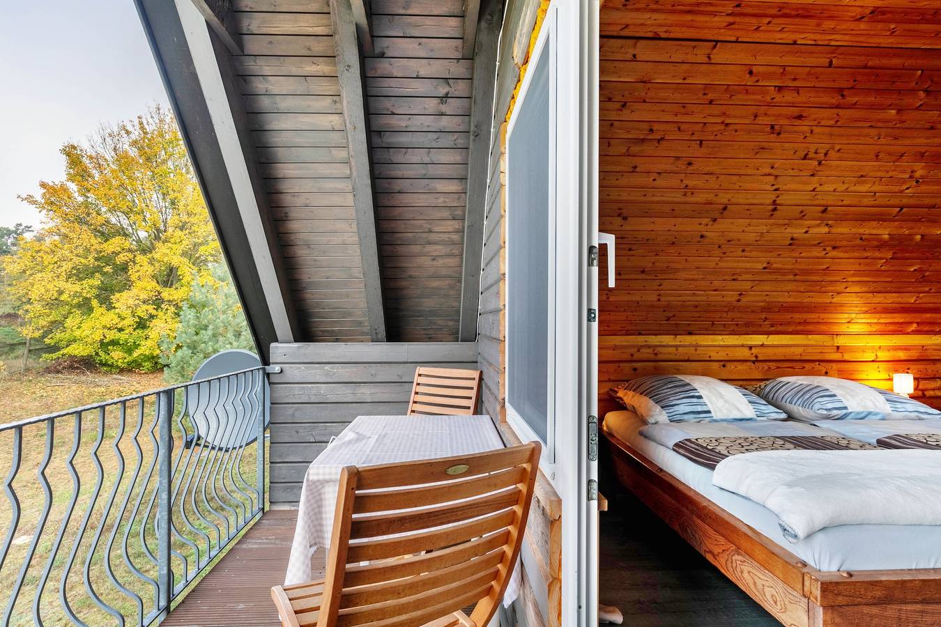 Ferienhaus 'Obergeschoss' mit Balkon und Wi-Fi in Niederfinow, Barnimerland Region