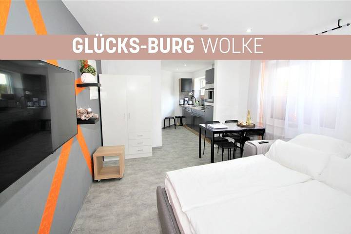 Ferienwohnung für 4 Personen, mit Balkon/Terrasse und Terrasse in Märchenweihnacht auf Schloss Glücksburg
